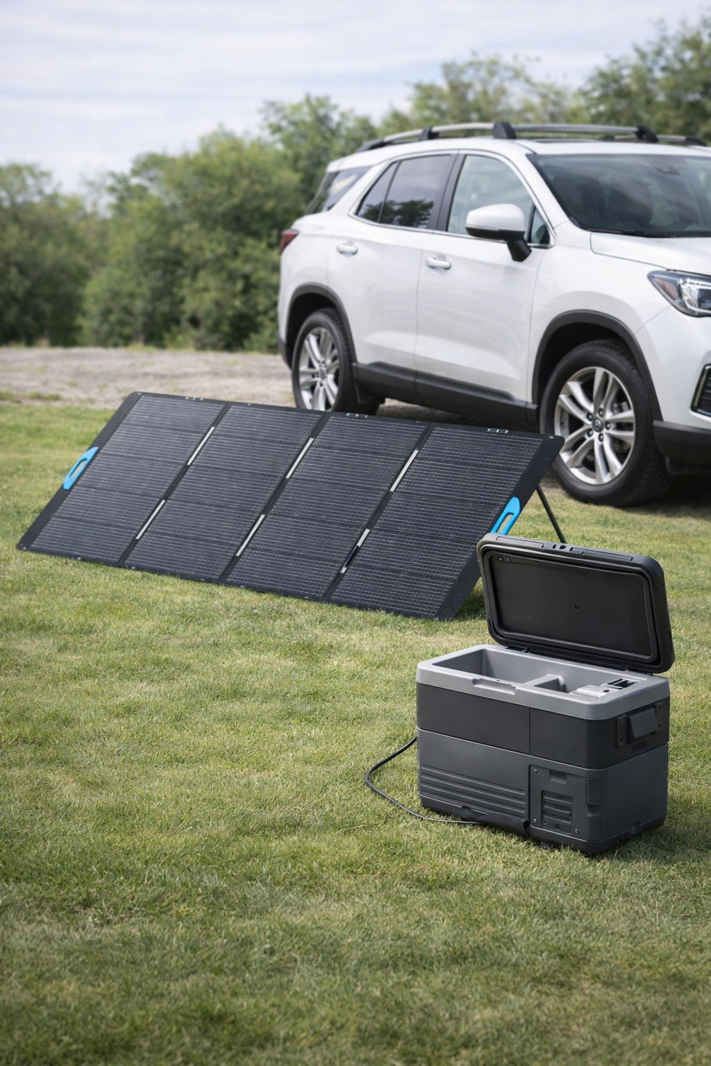 Solar Panels & Car Refrigerator